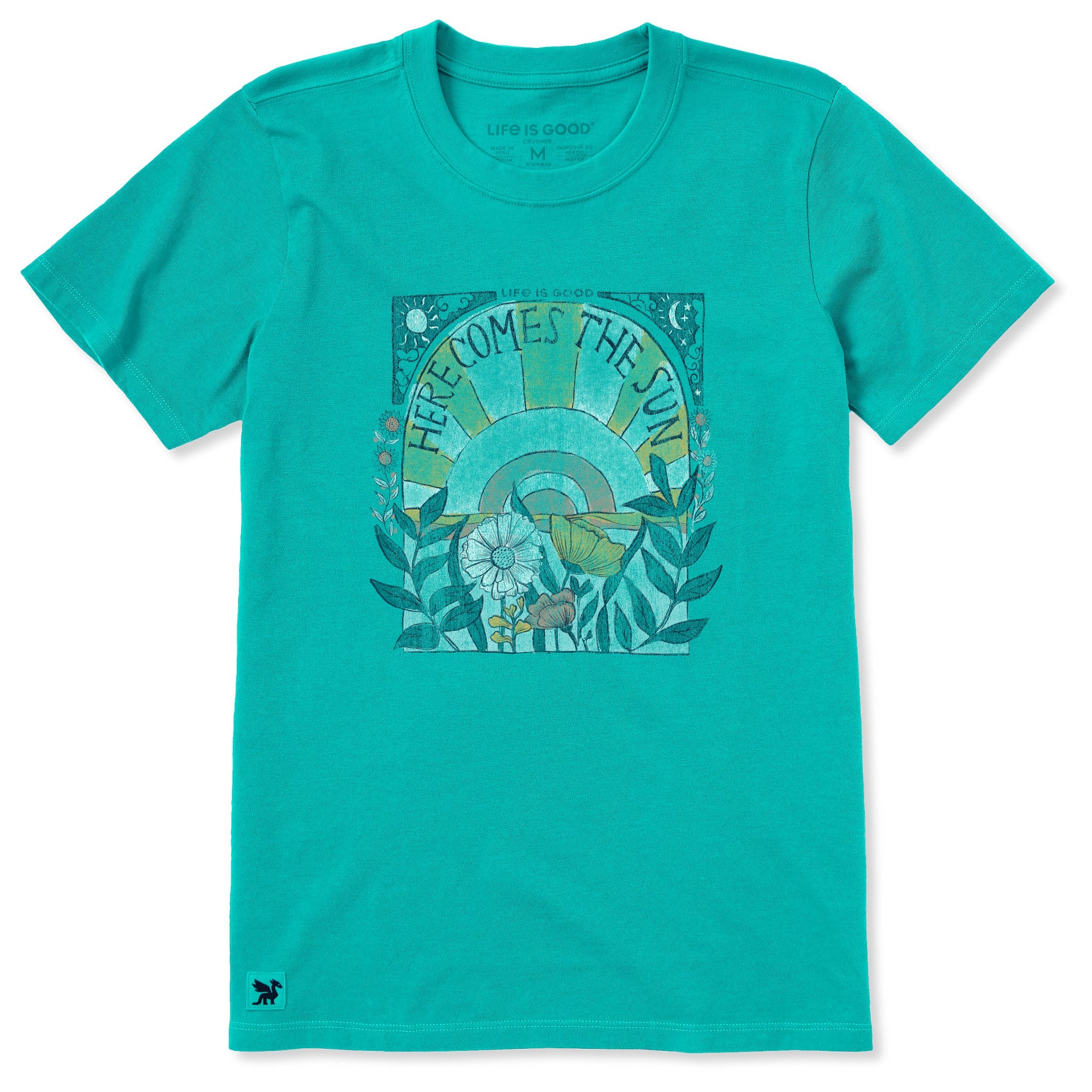 Product image for "Women's Here Comes The Sun Hippie Short Sleeve Tee" ||192519_1