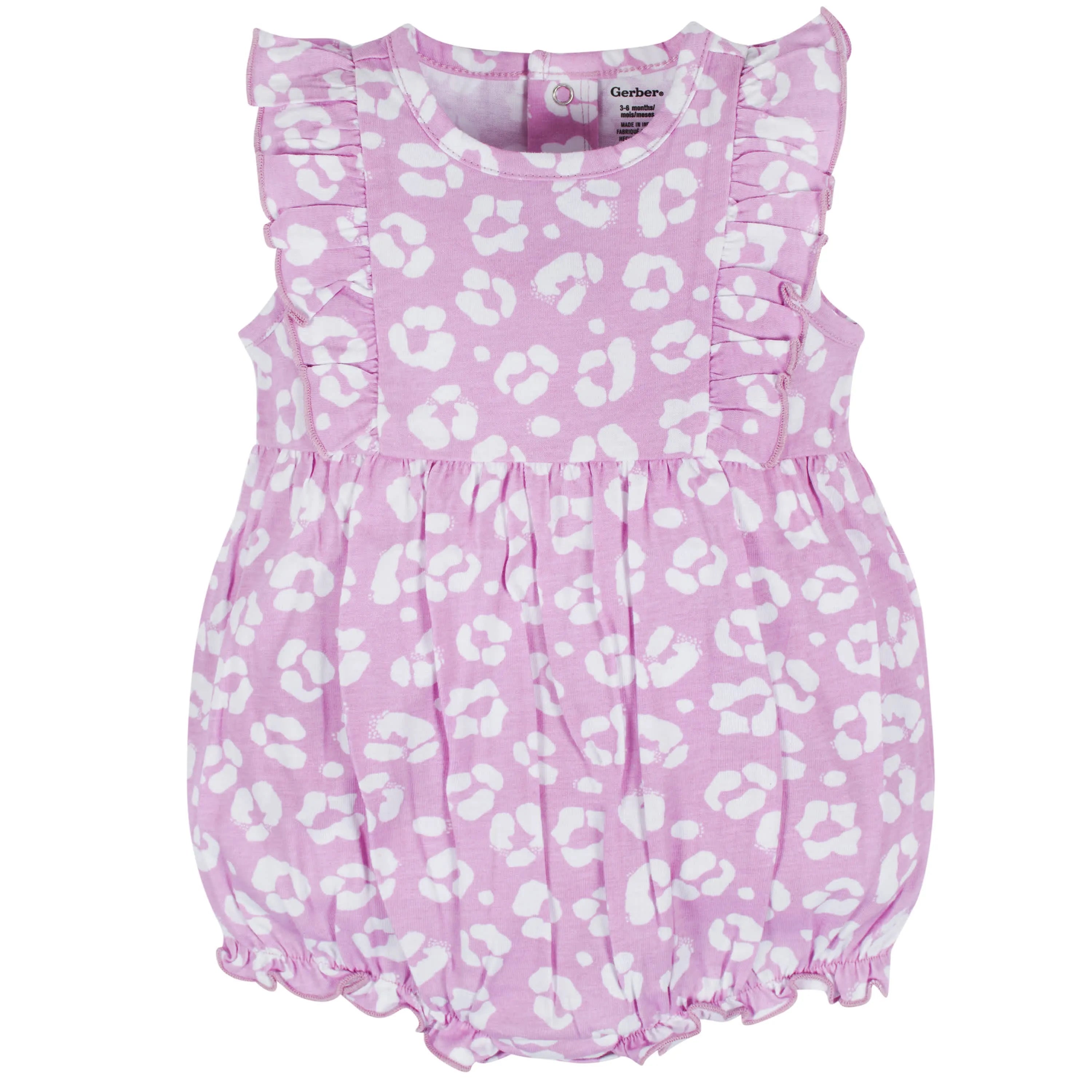 Baby Girls Rainbow Floral Rompers