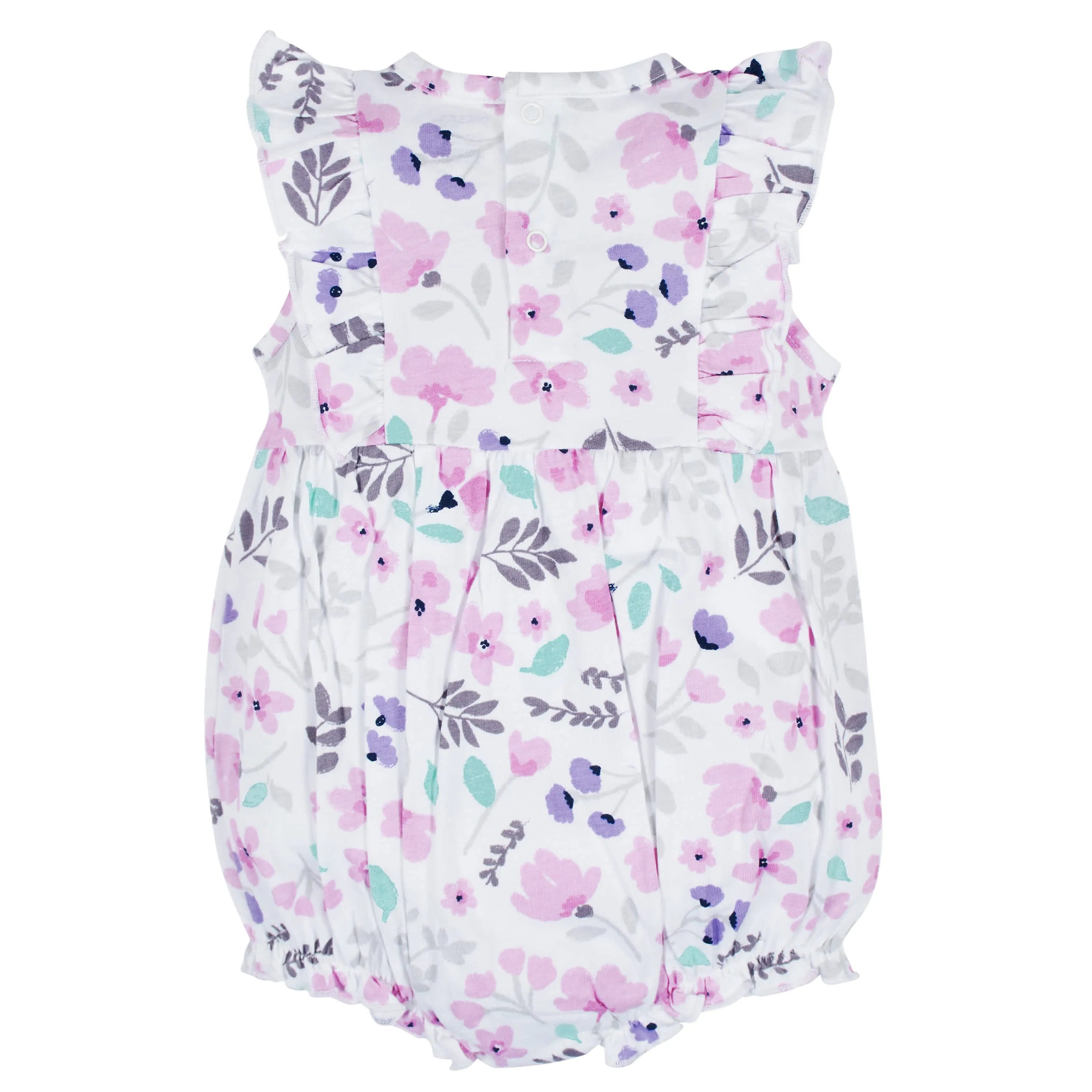 Baby Girls Rainbow Floral Rompers